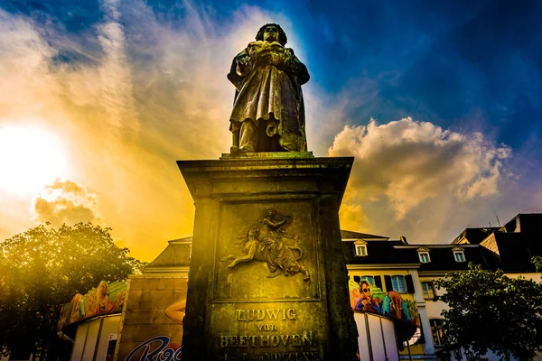 Pomnik Beethovena w Bonn, Niemcy — Zdjęcie stockowe