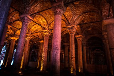 Bazilika Sarnıcı - yeraltı su deposu inşası, İstanbul, Türkiye