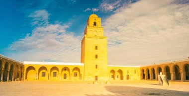 Kayravan Sahra Çölü, Tunus, Afrika Antik büyük Camii