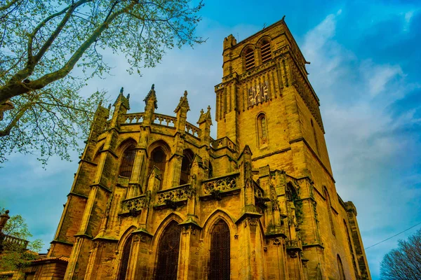 Beziers Languedoc-Roussillon, Fransa-Ortaçağ Katedrali, Gotik tarzı