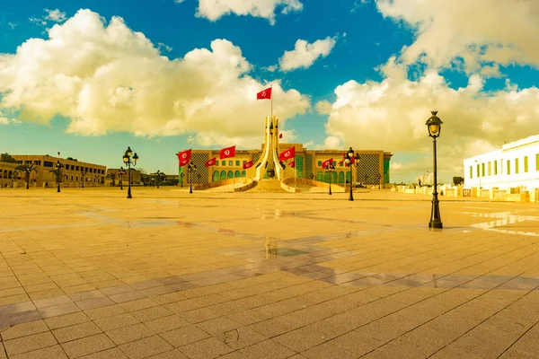 Blick auf den Kasbah-Platz in Tunis, der Hauptstadt Tunesiens — Stockfoto