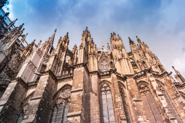 Köln Katedrali. Dünya Mirası - Köln 'de bir Roma Katolik Gotik katedrali.