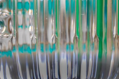 Mavi ve Yeşil Soyut Çizgiler