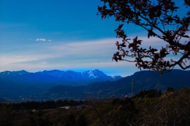 Numata şehrinde Güzel Bulutlar ve Mavi Gökyüzü, Japonya