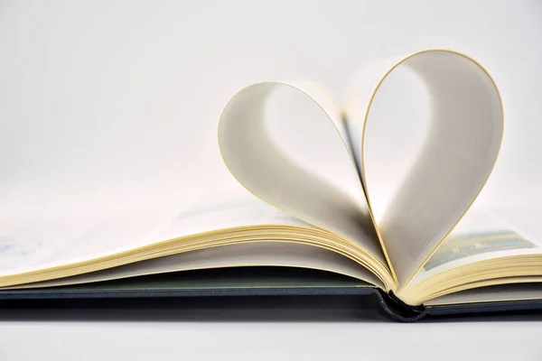 Corazon Hecho Con Las Paginas Libro — Stock fotografie