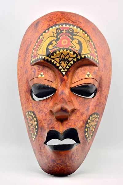 Wooden mask made in Africa