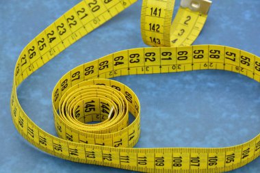 Farklı şekiller unrolled metrik teyp