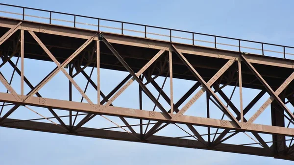 Zobrazit Starých Železný Most — Stock fotografie