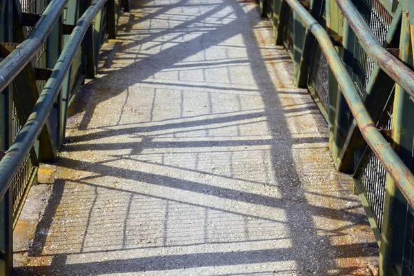 Iron Concrete Walkway — Stock Photo, Image