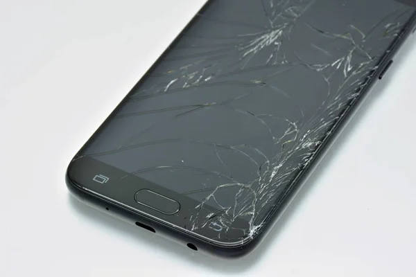 Mobile phone with broken lcd screen