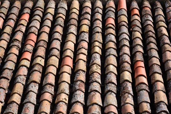 Roof Full New Old Tiles — Stock Photo, Image
