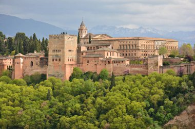 Albaicn gelen Granada Alhambra görünümü