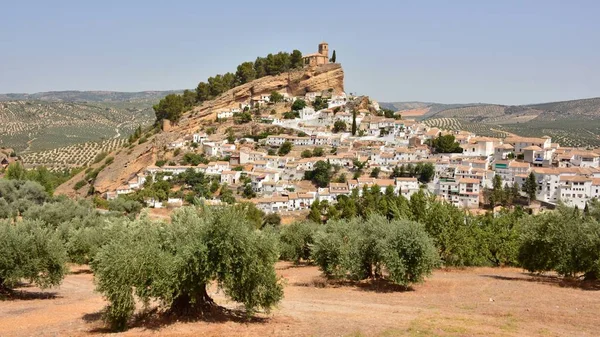 Vista Cidade Montefrio Partir Miradouro Granada Espanha — Fotografia de Stock