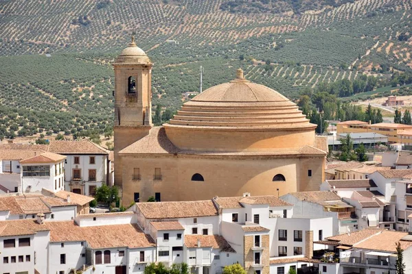 Iglesia Redonda Encarnación Montefrio Granada España — Foto de Stock