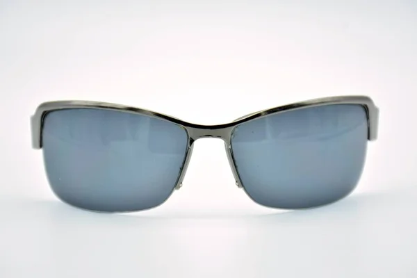 Napszemüveg Készlet Különböző Formájú Fehér Alapon — Stock Fotó
