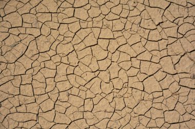 Earth cracked due to drought clipart