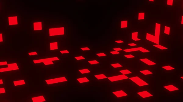 Czerwone kwadraty Abstrakcja — Zdjęcie stockowe