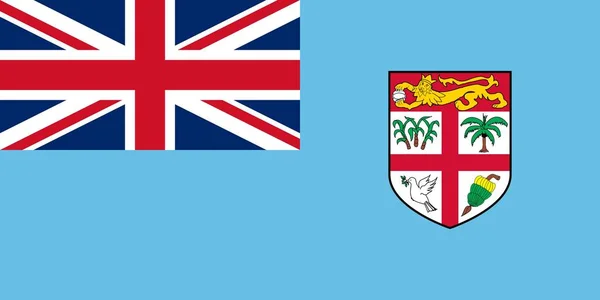 Vlag van fiji — Stockfoto