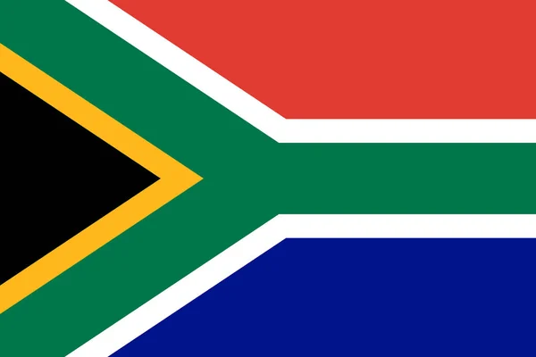 남아프리카 공화국의 국기에 공식적 대규모 — 스톡 사진