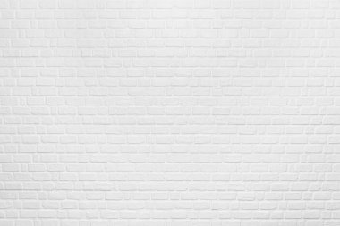 Arka plan beyaz temiz tuğla desen duvar üzerinden. Vintage ve retro zemin. Resim için kısa mesaj ekleyin. Tasarım sanat çalışmaları için fon.