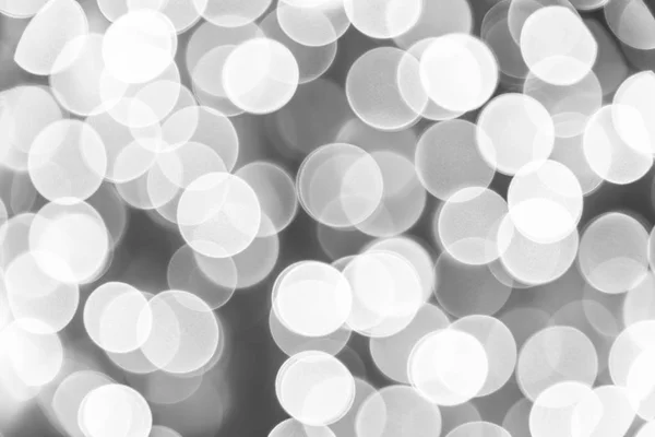 Zwart Witte Bokeh Achtergrond Intreepupil Bokeh Monochroom Abstract Patroon Kerst — Stockfoto