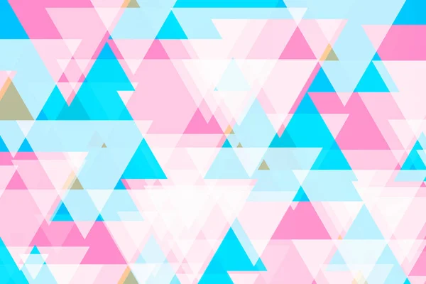 Abstrakter Hintergrund aus vielen dreieckigen Mustern auf weißem Hintergrund — Stockfoto
