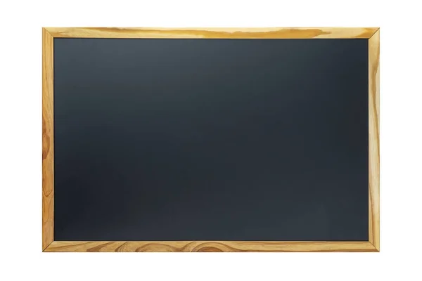 Wooden blackboard isolated on white background. — Stock Photo, Image