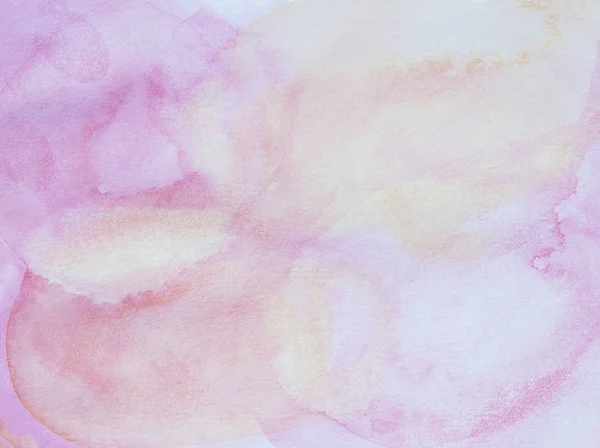 紙に描かれたピンクの水彩画からの抽象的な背景。ヴィンタ — ストック写真