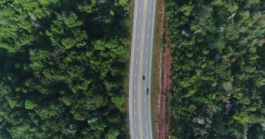 Tayland dağ üzerinde uçan havadan görünümü