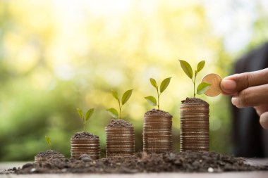 Para basarak para biriktirme işi