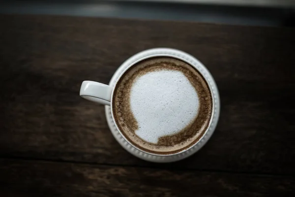 Kaffeetasse Auf Dem Tisch Café — Stockfoto