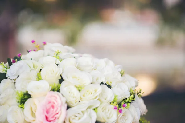 Blume Bei Hochzeitsfeier — Stockfoto