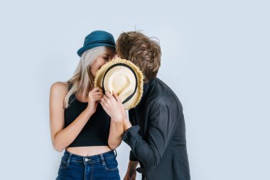 Birlikte komik bir çift modası 