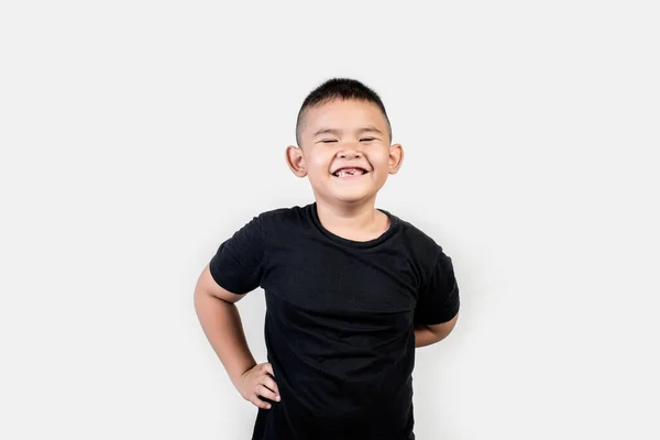 Funny Portrait Boy Studio Photo — Stock Photo, Image