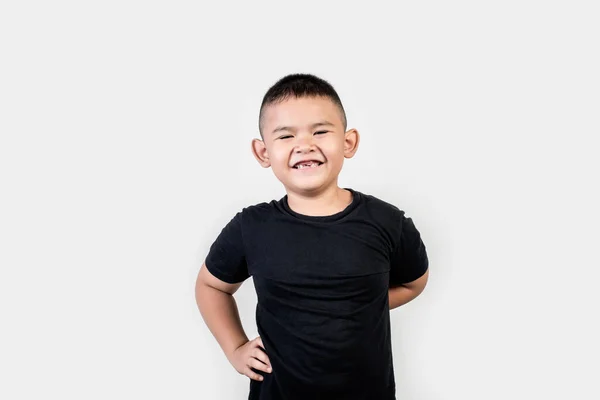 Funny Portrait Boy Studio Photo — Stock fotografie