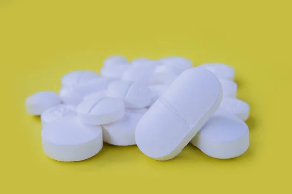 Gesunde Und Medizinische Pillen Tabletten Aus Der Apotheke — Stockfoto