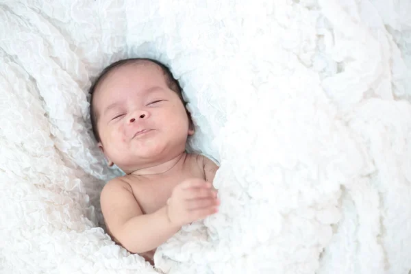 Das Baby Schläft Bett — Stockfoto