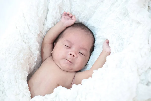 Das Baby Schläft Bett — Stockfoto