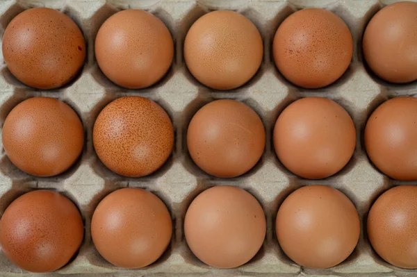 Raw Chicken Eggs Organic Food Good Health High Protein — Stock Photo, Image