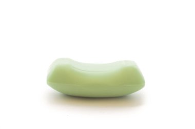 Kırpma yoluyla - IMAG beyaz zemin üzerine yeşil sabun bar