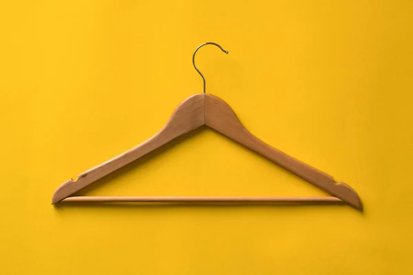 Colorful clothes hangers on gray background - Stock Image - Everypixel