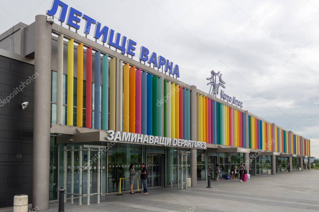 May 24, 2019 in Varna, Bulgaria. Exterior of the Terminal 2 at the airport