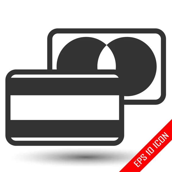 Het Pictogram Van Creditcard Credit Card Logo — Stockvector