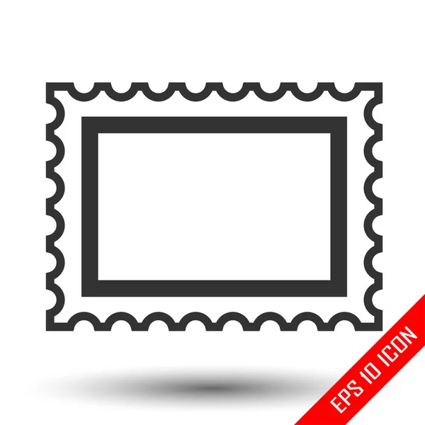 Símbolo Sello Postal Spamp Sobre Correo Ilustración Vectorial Aislada Sobre — Archivo Imágenes Vectoriales