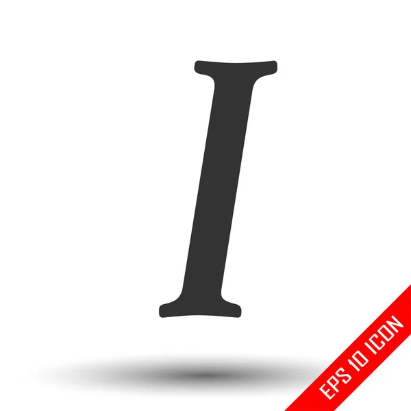 Info Pictogram Info Teken Simpel Platte Logo Voor Info Ondertekenen — Stockvector