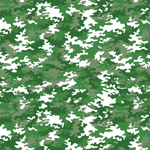 Modèle Camouflage Militaire Style Forêt Été Illustration Vectorielle — Image vectorielle