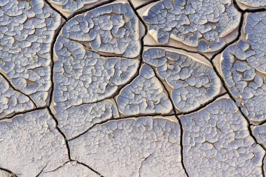 kuraklık yapar ilginç şeyler zemin / doku kırık toprak yakın çekim