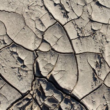 kuraklık yapar ilginç şeyler zemin / doku kırık toprak yakın çekim