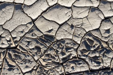 kuraklık yapar ilginç şeyler zemin / doku kırık toprak yakın çekim