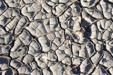 kuraklık yapar ilginç şeyler zemin / doku kırık toprak yakın çekim